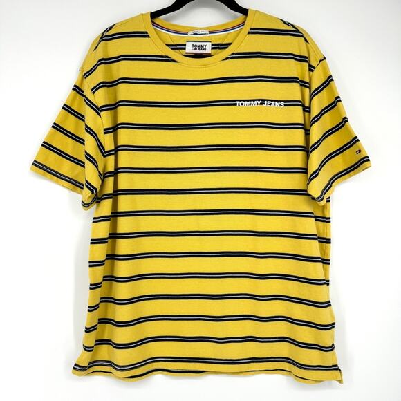 Tommy Hilfiger Other - Tommy Jeans Men's Relaxed‎ Fit Striped Short Sleeve Shirt Size L